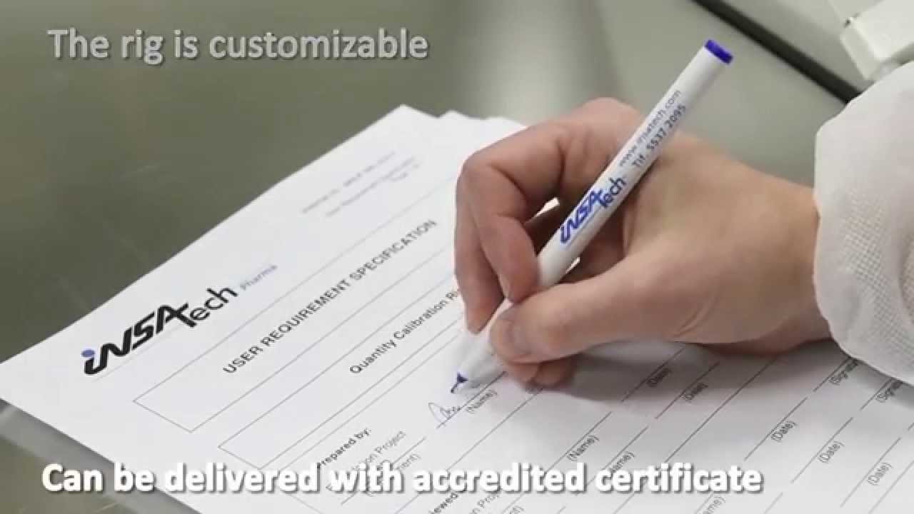 Accredited Certificat At Insatech Signed Paper